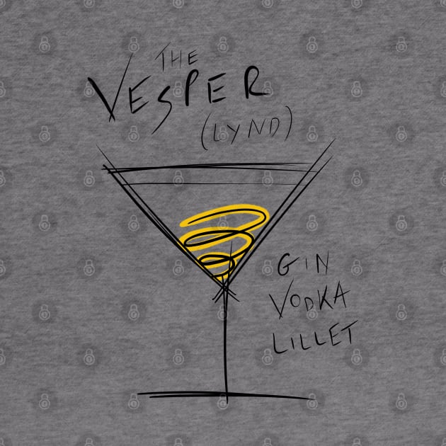 The Vesper Martini James Bond by Jamie Collins